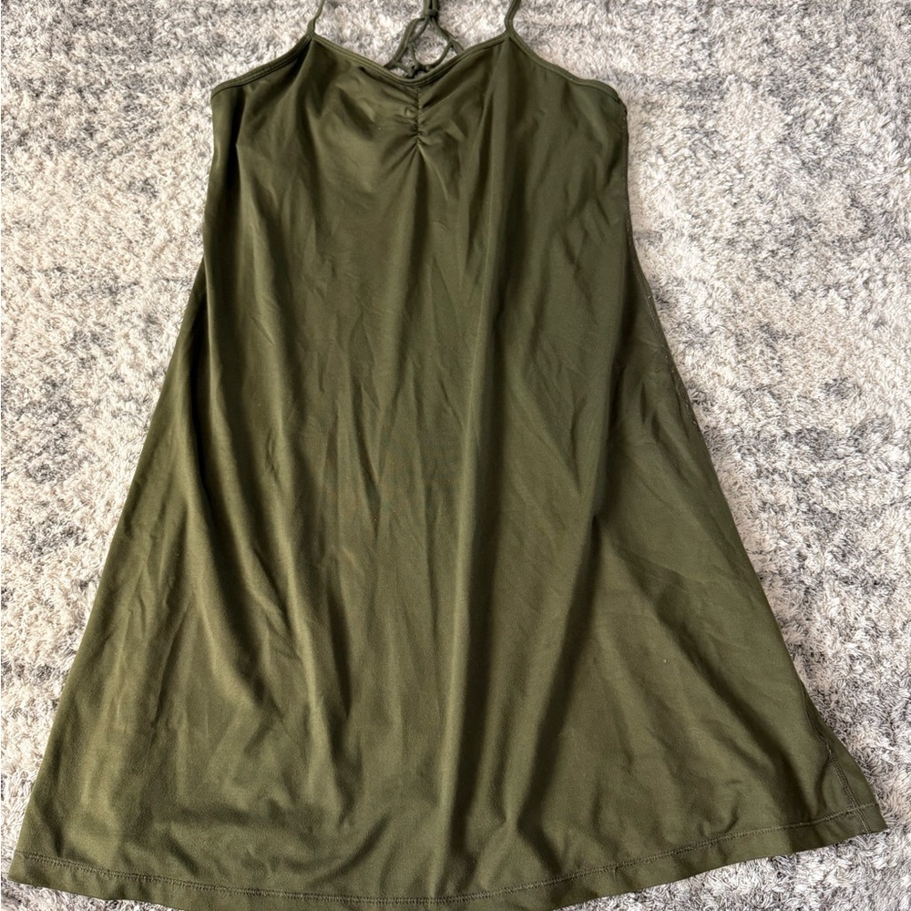 Prana Olive Green Women's Dress